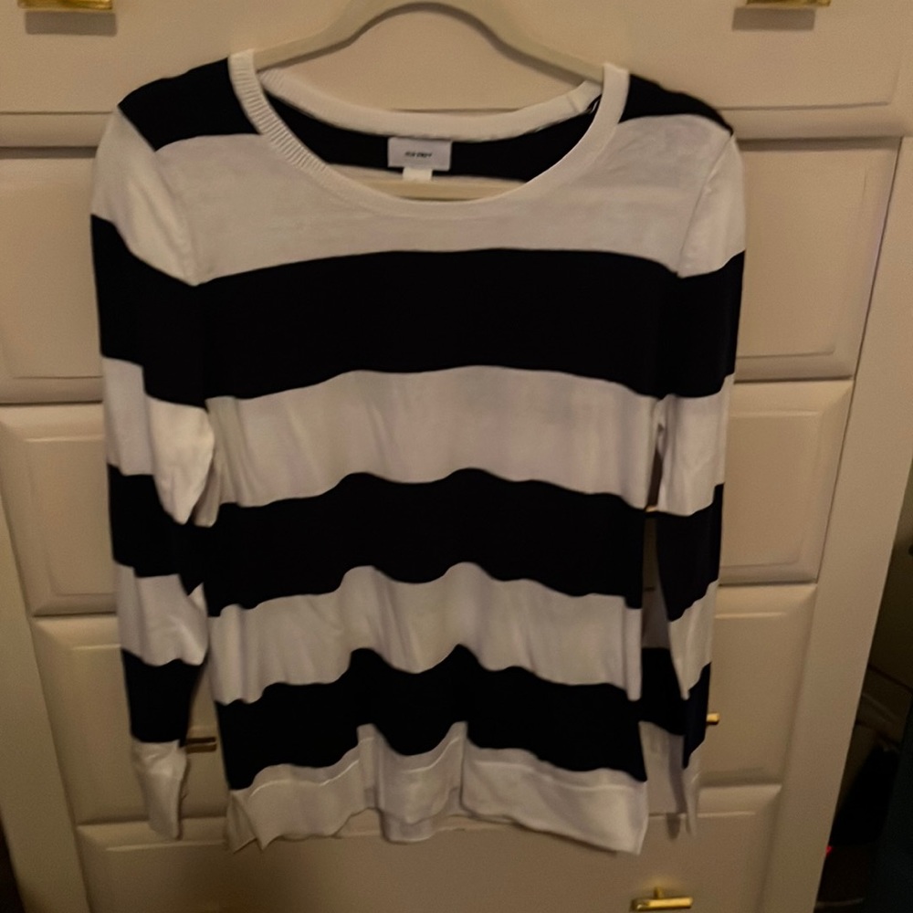 Old Navy Striped Lightweight Sweater Size Large